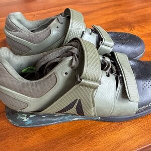 Reebok Legacy Lifter Weightlifting Training Gym Shoes CN1003 Green/Camo Men's 11